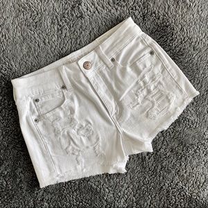 AEO | Hi-Rise Shortie Super Stretch X Denim Shorts